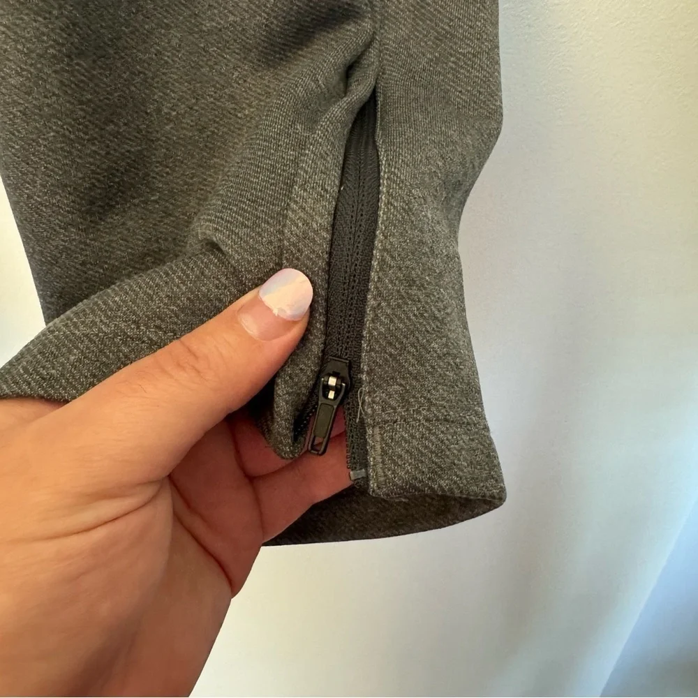 Adidas Cropped Track Pants Gray